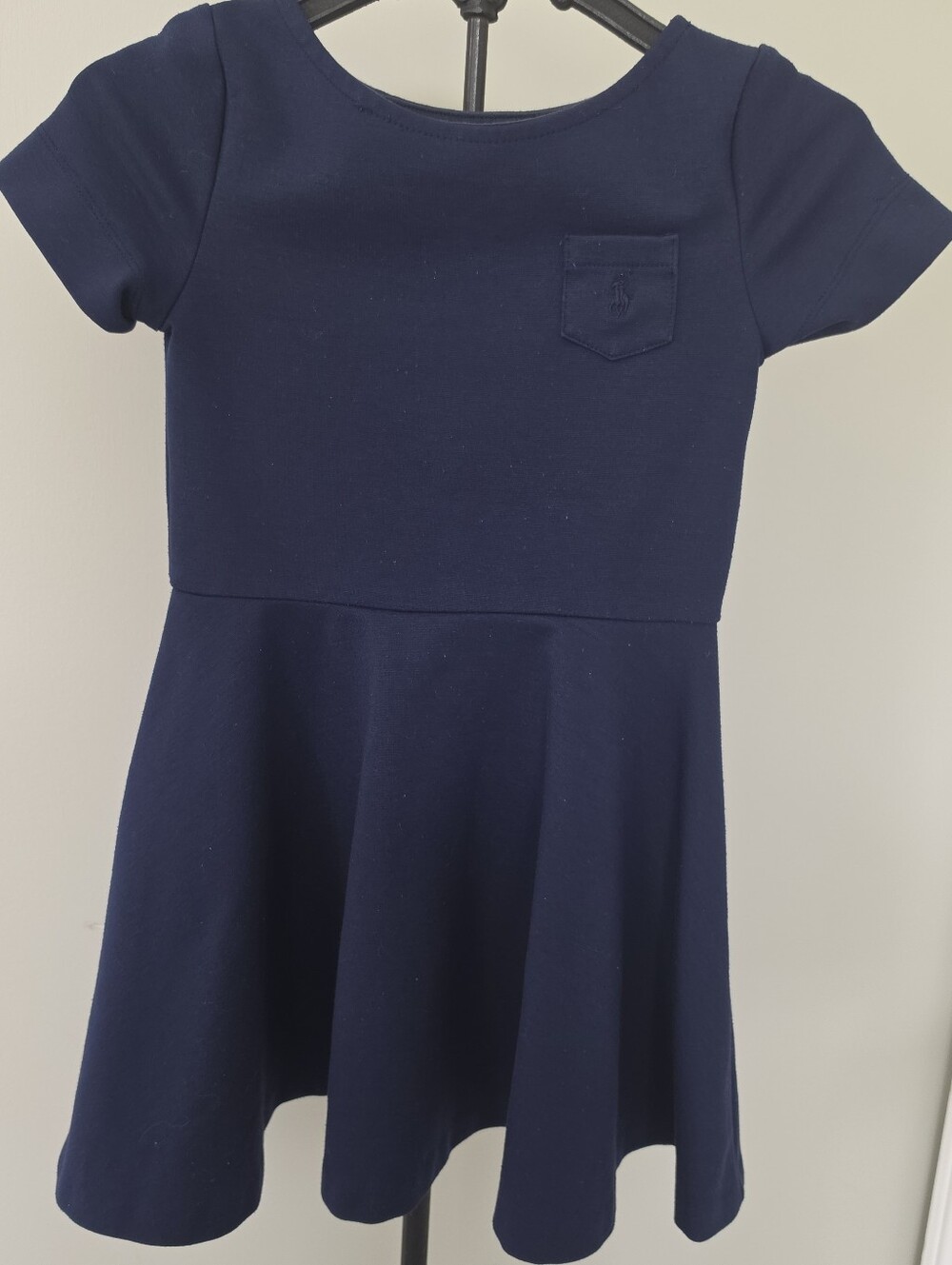 Polo Ralph Lauren Girls Navy Blue Skaters Dress Size 6